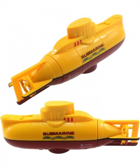 Mini RC Submarine Toy Remote Control Boat Ship Electric Dive Water Fish Tank Kids Birthday Gift (Yellow) $50.94 - Remote & Ap...