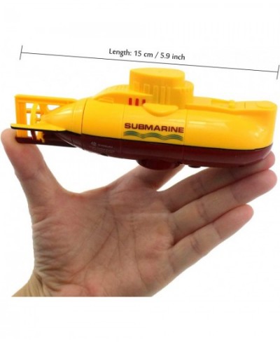 Mini RC Submarine Toy Remote Control Boat Ship Electric Dive Water Fish Tank Kids Birthday Gift (Yellow) $50.94 - Remote & Ap...