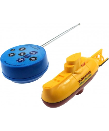 Mini RC Submarine Toy Remote Control Boat Ship Electric Dive Water Fish Tank Kids Birthday Gift (Yellow) $50.94 - Remote & Ap...