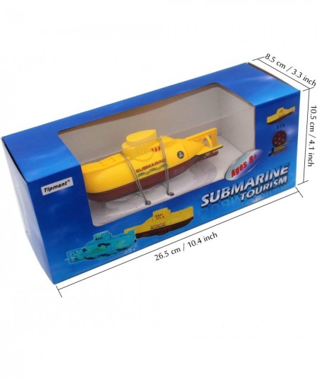 Mini RC Submarine Toy Remote Control Boat Ship Electric Dive Water Fish Tank Kids Birthday Gift (Yellow) $50.94 - Remote & Ap...