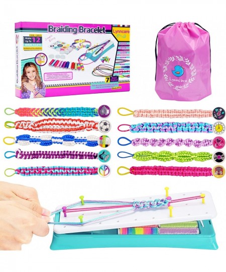 Friendship Bracelet Making Kit for Girls DIY Braided Rope Kids Jewelry Making Kit Craft Toys for 6 7 8 9 10 11 12 Years Girls...