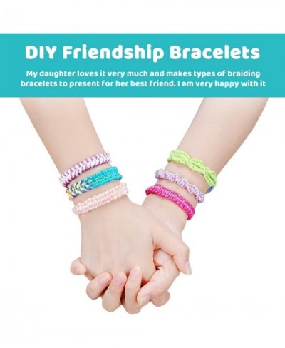 Friendship Bracelet Making Kit for Girls DIY Braided Rope Kids Jewelry Making Kit Craft Toys for 6 7 8 9 10 11 12 Years Girls...