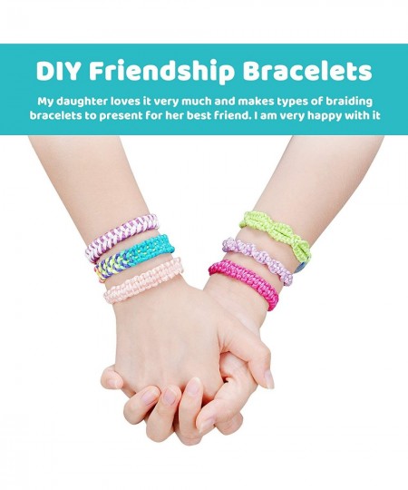 Friendship Bracelet Making Kit for Girls DIY Braided Rope Kids Jewelry Making Kit Craft Toys for 6 7 8 9 10 11 12 Years Girls...