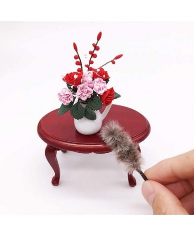 Dollhouse Decoration Accessories Exquisite Cute Dollhouse Miniature 1:12 Feather Duster Cleaning Tool Broom $17.12 - Dollhous...