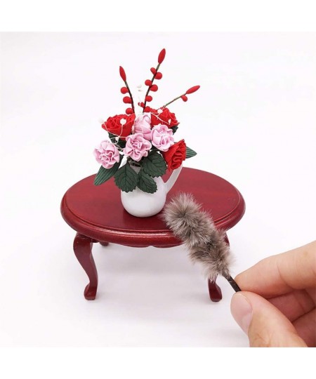 Dollhouse Decoration Accessories Exquisite Cute Dollhouse Miniature 1:12 Feather Duster Cleaning Tool Broom $17.12 - Dollhous...