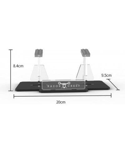 Display Stand for The Razor Crest Star Wars Lego Set 75292 Building Block Model Clear Acrylic Display Holder(Stand Only Witho...