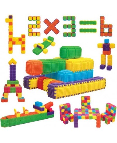 Educational Interlocking STEM Building Blocks 150 Pieces. Build Toy Accessories Cubes Shapes and More for Ages 3 Year and Up ...