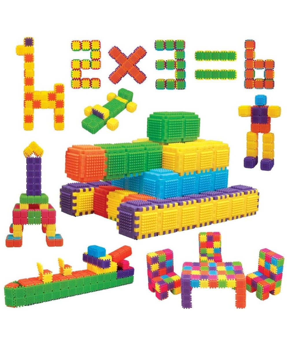 Educational Interlocking STEM Building Blocks 150 Pieces. Build Toy Accessories Cubes Shapes and More for Ages 3 Year and Up ...