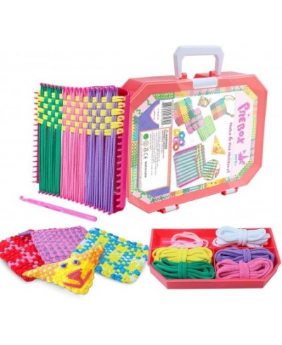 Girls Crafts with 1 Potholder Loom Weaving Kit & 1 Friendship Bracelet Making Kit Christmas Birthday Gifts for Girls Age 6 7 ...