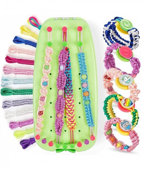 Girls Crafts with 1 Potholder Loom Weaving Kit & 1 Friendship Bracelet Making Kit Christmas Birthday Gifts for Girls Age 6 7 ...