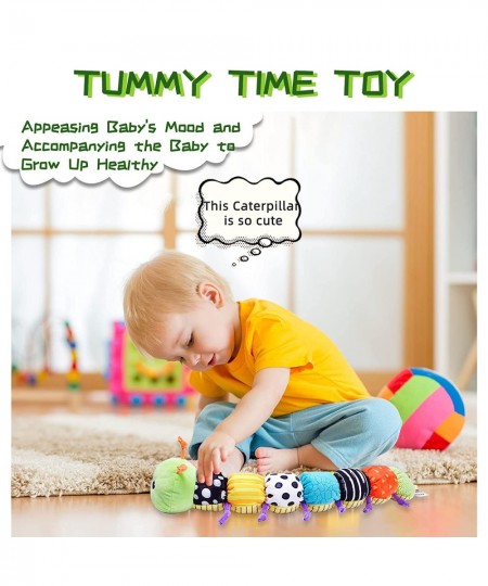 Baby Boy Tummy Time Musical Toy Infant Colorful Caterpillar Multi Textures Toy Suitable Baby Toy for 0-6 Months 6-12 + Months...