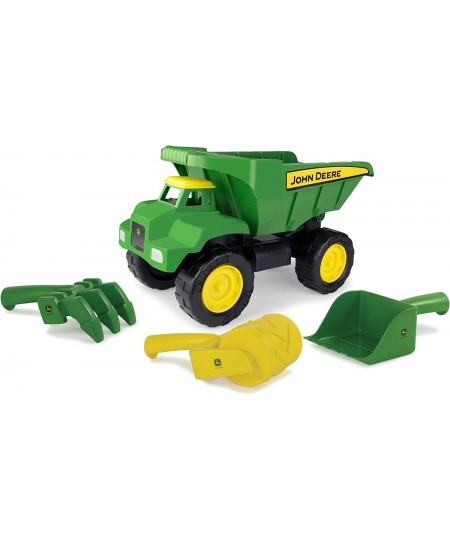 John Deere 15" Big Scoop Dump Truck Sandbox Toy with Sand Tools & John Deere Sandbox Vehicle (2 Pack) $77.92 - Sandboxes & Be...