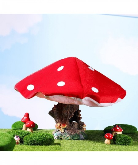 1pc Mushroom Hat Plant Cosplay Cap Mushroom Beret Mushroom Plush Headwear Beanie Hat for Boys Girls Party Favor $14.61 - Kids...