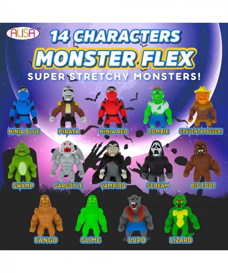 Monster Flex Stretchy Toys for Boys and Girls - Set of 2 - Spooky Stretch Monsters - Stretch Guy Toys for Kids Birthday Gift ...