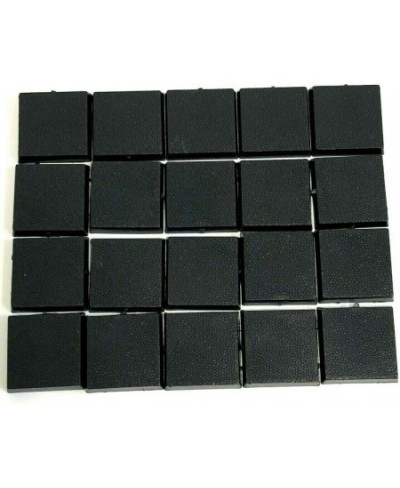 Lot of 20 20mm Square Bases Used for Warhammer Fantasy Empire Skink Dwarf Skaven Wargame Bitz $13.81 - Game Accessories