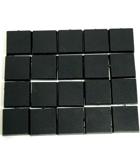 Lot of 20 20mm Square Bases Used for Warhammer Fantasy Empire Skink Dwarf Skaven Wargame Bitz $13.81 - Game Accessories