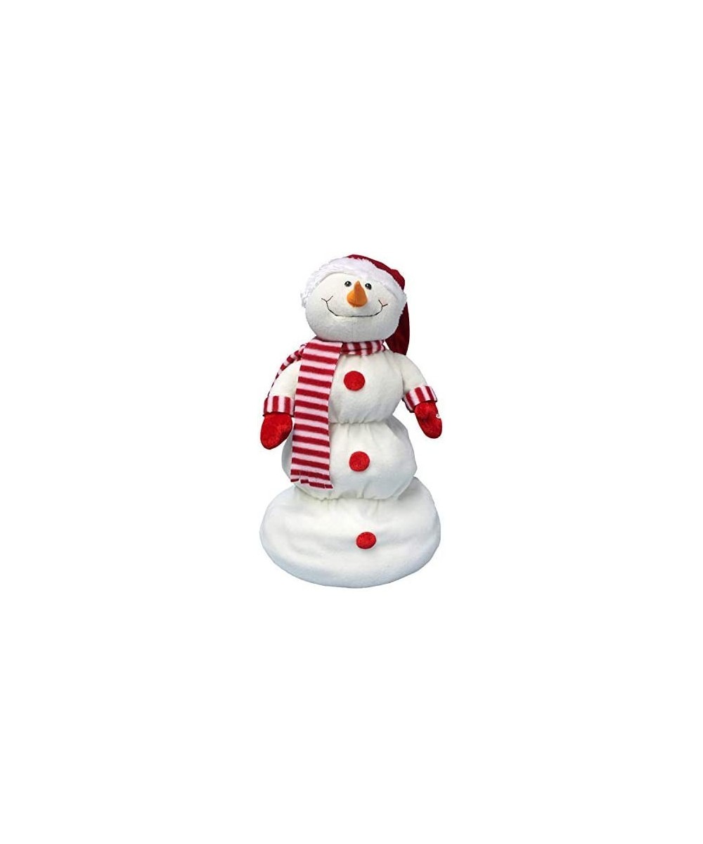 Up and Down Singing Snowman - Santa Hat Snowman Christmas Decoration $77.29 - Plush Interactive Toy Figures