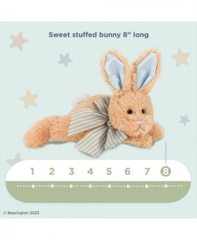 Bearington Baby Bunny Tail Plush Stuffed Animal Bunny with Rattle 8 inches $25.39 - Stuffed Animals & Teddy Bears