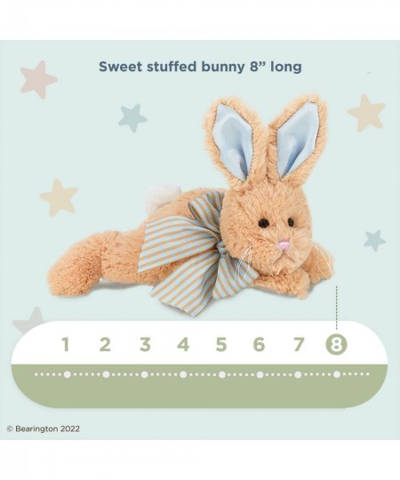 Bearington Baby Bunny Tail Plush Stuffed Animal Bunny with Rattle 8 inches $25.39 - Stuffed Animals & Teddy Bears