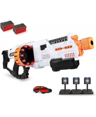 Motorized Dart Gun 20-Dart Double Rotating Drum Toy Foam Blaster for Boys 8-12+ Cool Dart Blaster with 100 Foam Darts Compati...