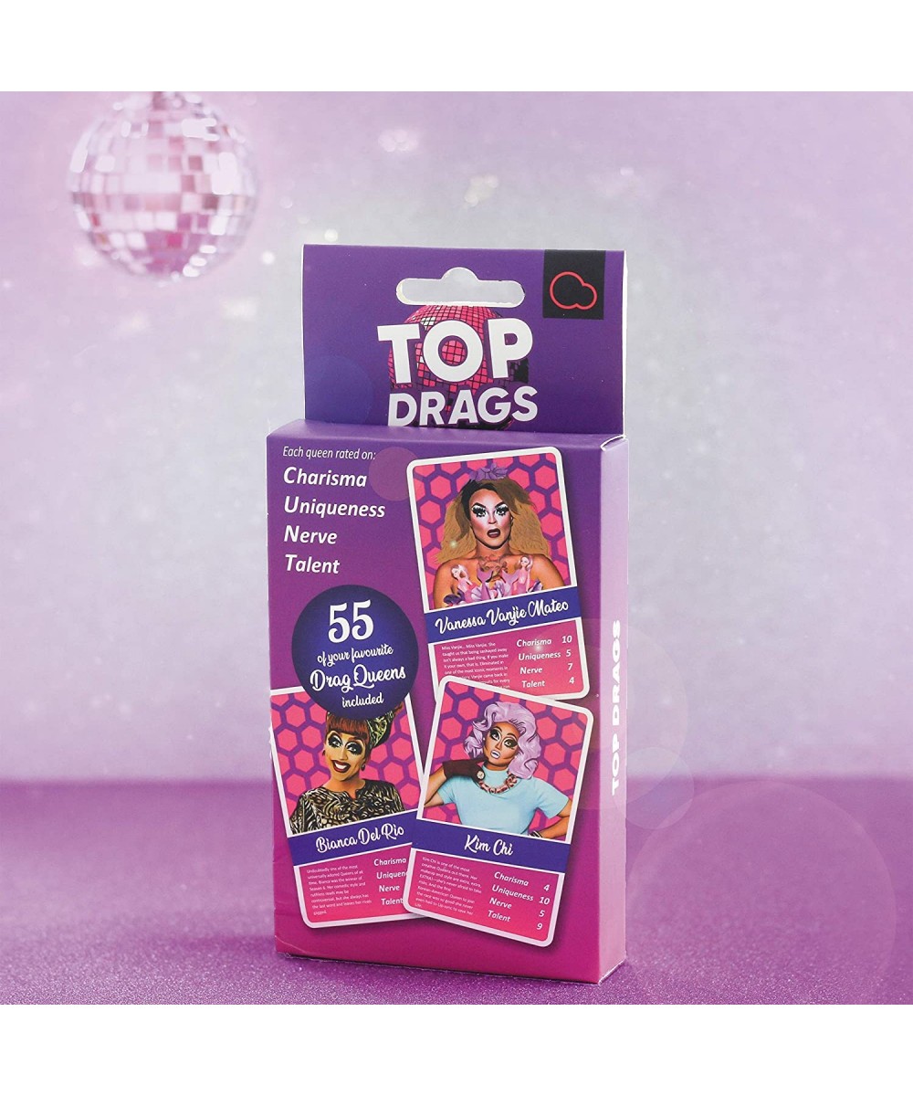 Top Drags Game - Trumps Card Game - Win Every Drag Queen to Win The Game - Suitable for Adults and Teenagers $26.24 - Card Games