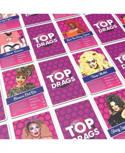 Top Drags Game - Trumps Card Game - Win Every Drag Queen to Win The Game - Suitable for Adults and Teenagers $26.24 - Card Games