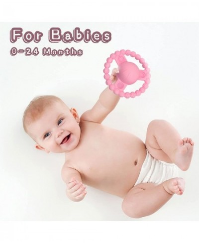 Baby Teething Toys for 6-12 Months BPA Free Silicone Easy to Hold Teether Rattle Toy Best Baby Toys Baby Shower Toys Infant B...