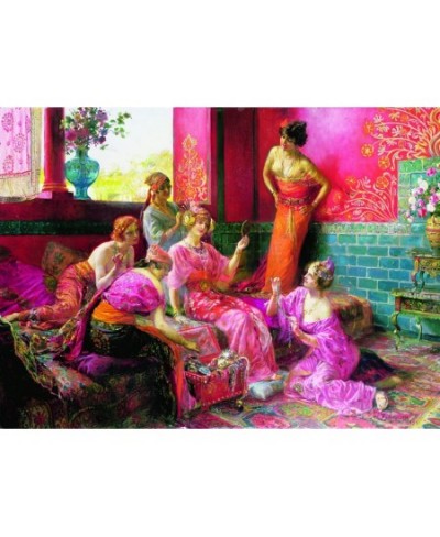 Puzzle - The Daugthers of Harem 1000 Piece Jigsaw Puzzle 1117 Multicolor $26.67 - Jigsaw Puzzles