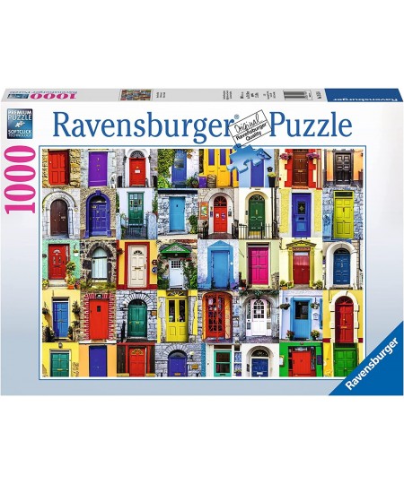 Doors of the World 1000 Piece Jigsaw Puzzle for Adults – Every piece is unique Softclick technology Means Pieces Fit Together...