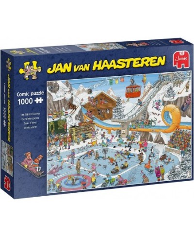 Jumbo Jan Van Haasteren - Winter Games Jigsaw Puzzles for Adults 1 000 Piece $48.72 - Jigsaw Puzzles