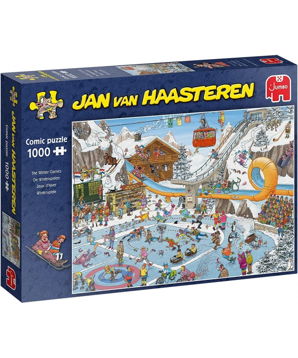 Jumbo Jan Van Haasteren - Winter Games Jigsaw Puzzles for Adults 1 000 Piece $48.72 - Jigsaw Puzzles