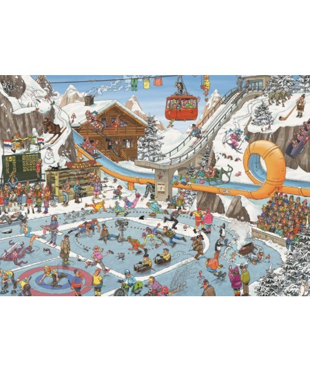 Jumbo Jan Van Haasteren - Winter Games Jigsaw Puzzles for Adults 1 000 Piece $48.72 - Jigsaw Puzzles