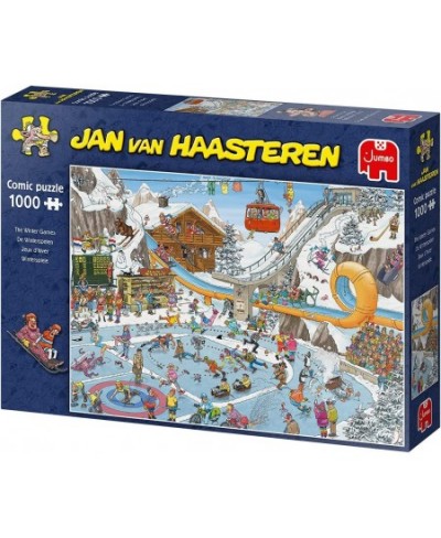 Jumbo Jan Van Haasteren - Winter Games Jigsaw Puzzles for Adults 1 000 Piece $48.72 - Jigsaw Puzzles