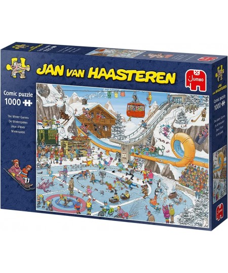 Jumbo Jan Van Haasteren - Winter Games Jigsaw Puzzles for Adults 1 000 Piece $48.72 - Jigsaw Puzzles