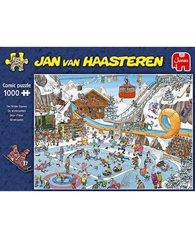 Jumbo Jan Van Haasteren - Winter Games Jigsaw Puzzles for Adults 1 000 Piece $48.72 - Jigsaw Puzzles