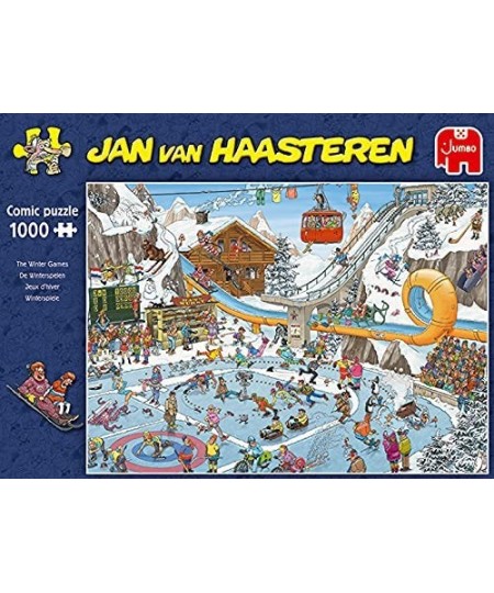 Jumbo Jan Van Haasteren - Winter Games Jigsaw Puzzles for Adults 1 000 Piece $48.72 - Jigsaw Puzzles