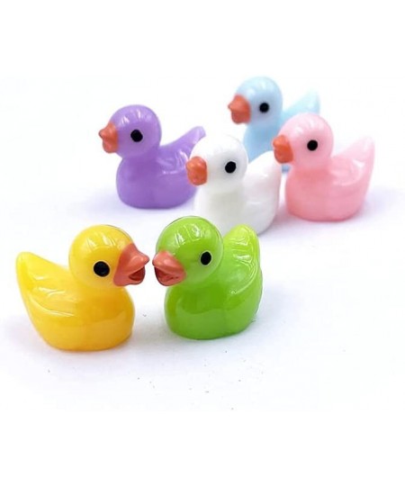 150 Pieces Mini Resin Duck Miniature Figures Micro Fairy Garden Landscape Aquarium Dollhouse Ornament Potted Plants Decoratio...