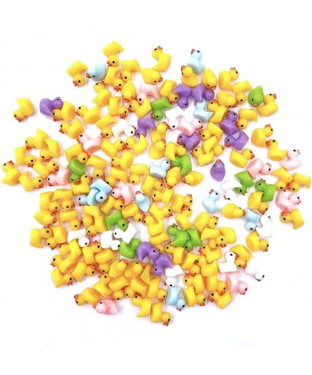 150 Pieces Mini Resin Duck Miniature Figures Micro Fairy Garden Landscape Aquarium Dollhouse Ornament Potted Plants Decoratio...