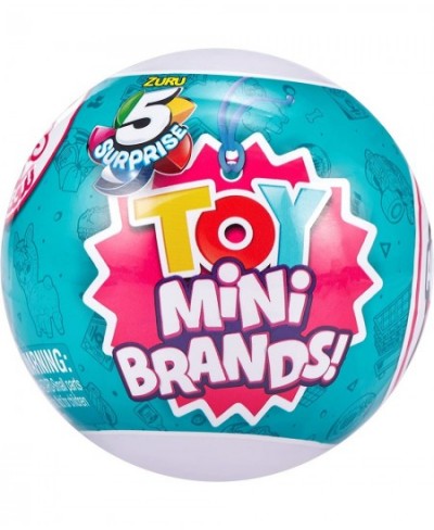 Zuru 5 Surprise Mini Brands Series 1 Mystery Ball Set - Surprise Mini Food Toys Mystery Bundle with Shopkin Stickers and More...