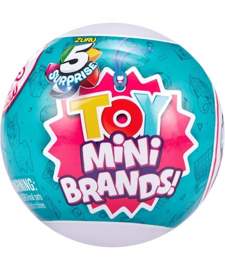 Zuru 5 Surprise Mini Brands Series 1 Mystery Ball Set - Surprise Mini Food Toys Mystery Bundle with Shopkin Stickers and More...