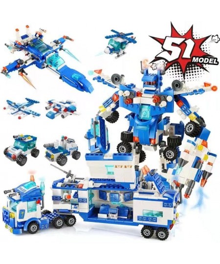 51 in 1 STEM Building Toys Robot Construction Toys for Kids Compatible with All Major Brands Educational Toys for Boys and Gi...