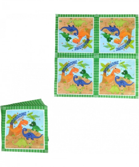 144 Pack Dinosaur Party Supplies Sets Severs 24 Person Including Plates Napkins Cups and Cutlery for Birthday Party $30.39 - ...