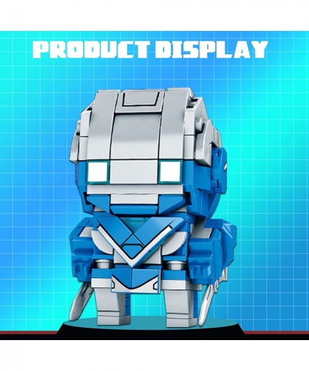 Ideas Movie Anime Block Building Set War Robot Mark Action Figure Collectible Iron Hero 3D Puzzle DIY Block Toy(Blue)… $15.49...