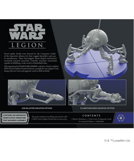 Star Wars Legion DSD1 Dwarf Spider Droid Expansion | Two Player Battle Game | Miniatures Game | Strategy Game for Adults and ...