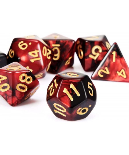 14 Pieces 7-die Dice Set Polyhedral Dice Compatible with Dungeons and Dragons with Black Pouch $14.42 - Game Accessories