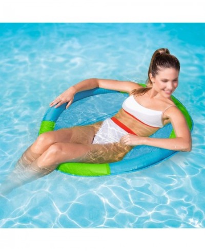 Pool Floats Lounger Inflatable Water Hammock Float Pool Mattress Floats for Adults Portable Pool Raft for Pool Beach and Lake...