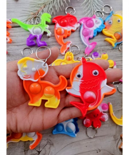 50 Packs Bulk Fidget Mini pop Variety Animal Shape for Friend Birthday Activity Party Favors and Holiday Children Kids Studen...