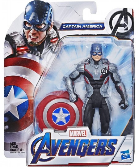 Marvel Endgame Team Suit Captain America 6"-Scale Figure $23.36 - Action Figures