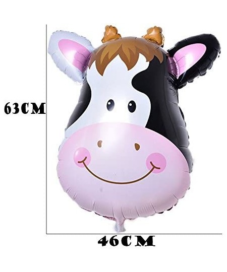 6PCS Huge Cow Head Balloon Can Float Huge Animal Balloons Appeals to Children $16.26 - Kids' Party Decorations