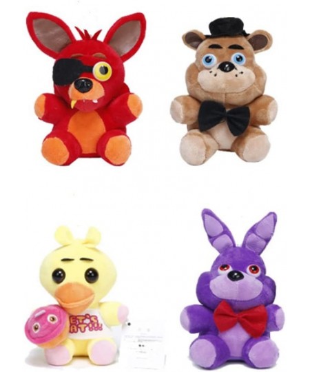 4pcs Plush 5" Dolls Soft Toys Five Nights at Freddy's Inspired $76.13 - Plush Figure Toys